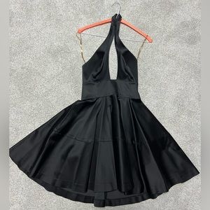 Guess by Marciano black satin dress S